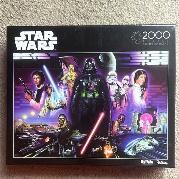 Star Wars Disney’s “Don’t Underestimate The Force” 2000-Piece Puzzle! - Picture 1 of 6